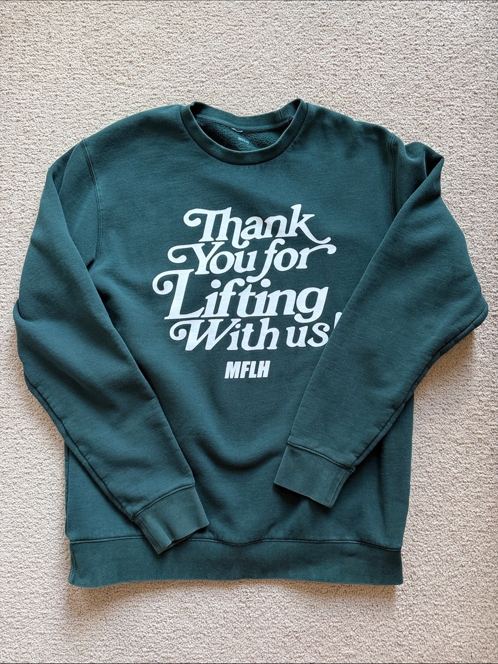 Lifting sweatshirt